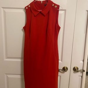 Tommy Hilfiger Red Dress 10